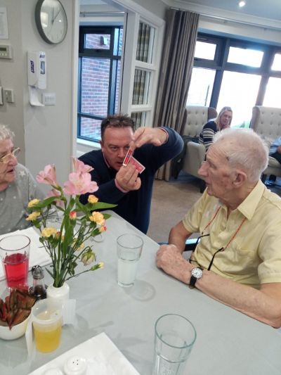 Mesmerising Magic Delights Residents at Pear Tree House